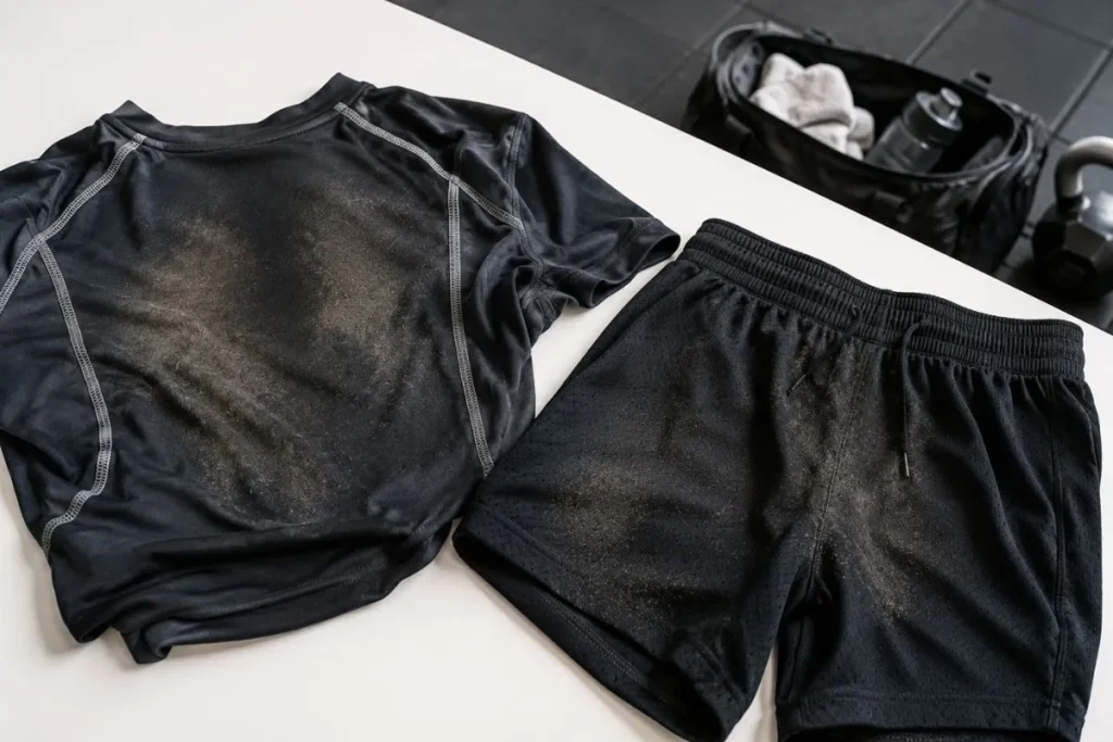 Dirty Gym Clothes and Tight Clothing