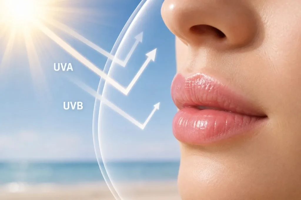 Lips from Harmful UV Rays