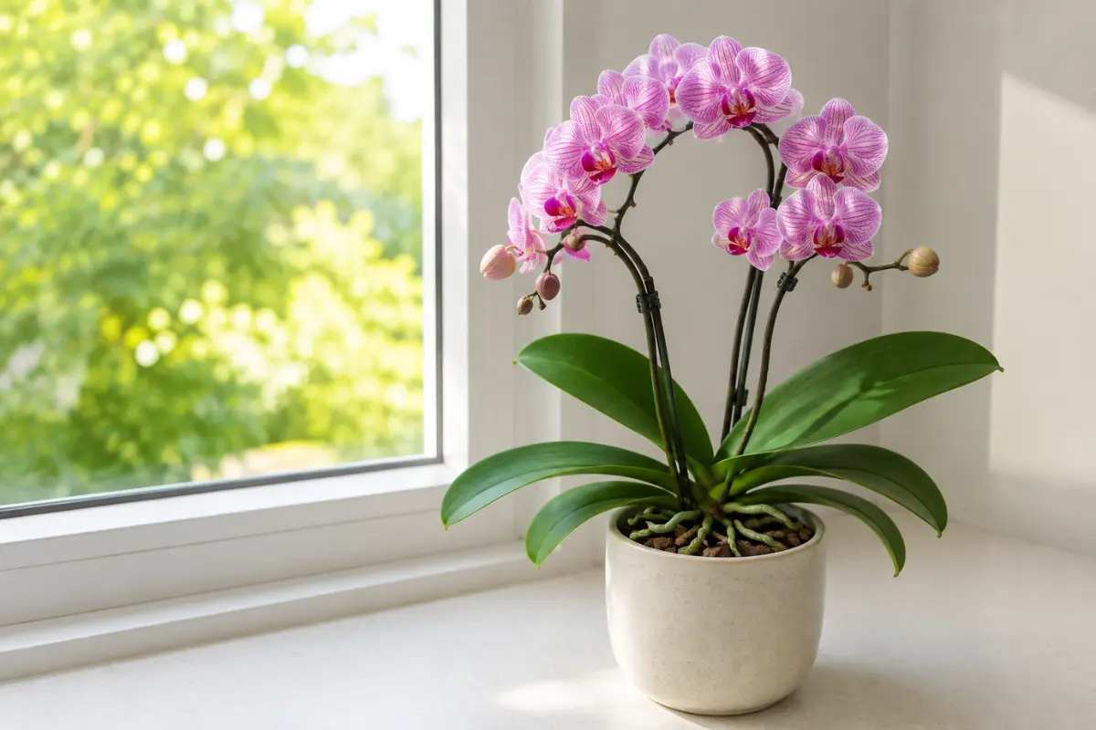 Orchid the Right Amount of Light