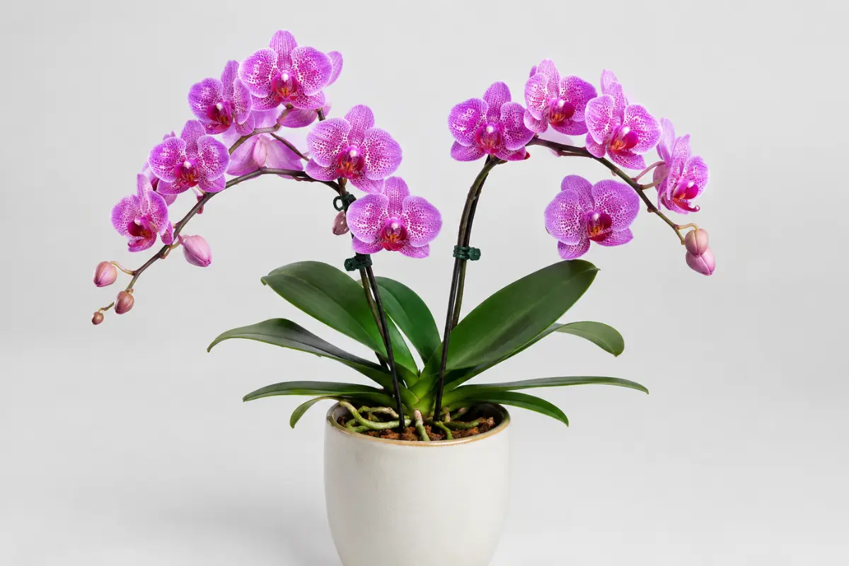 orchids blooming