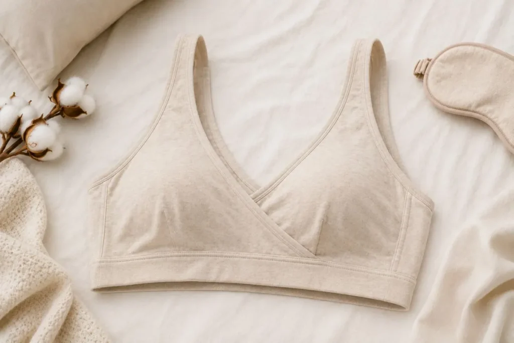 Organic Cotton Sleep Bra