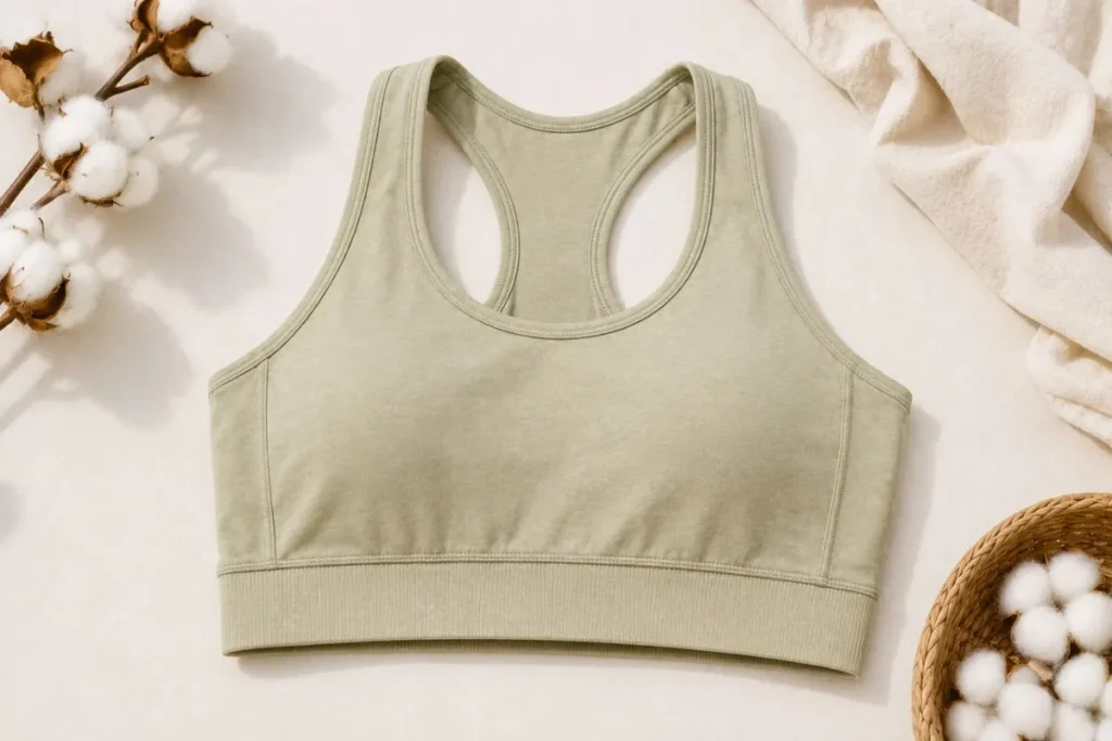 Organic Cotton Sports Bra