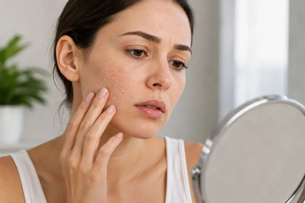 People with Dry Skin