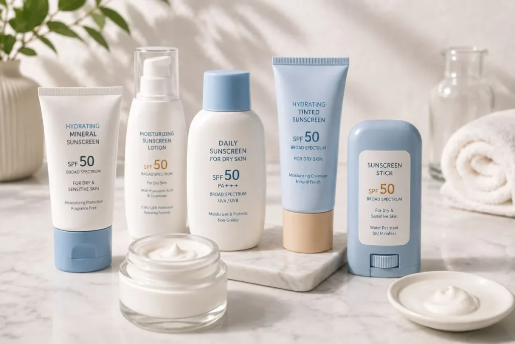 Sunscreens for Dry Skin
