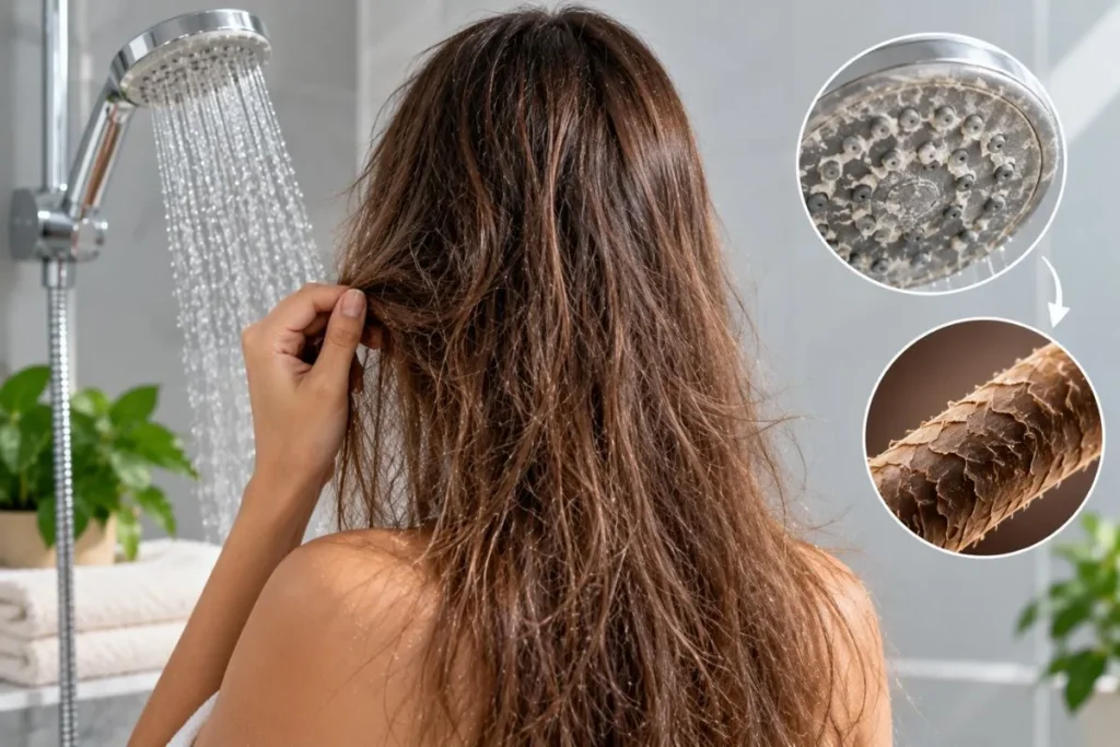 Hard Water Can Make Hair Feel Rough