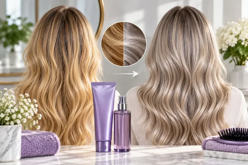 Helps Reduce the Appearance of Brassiness