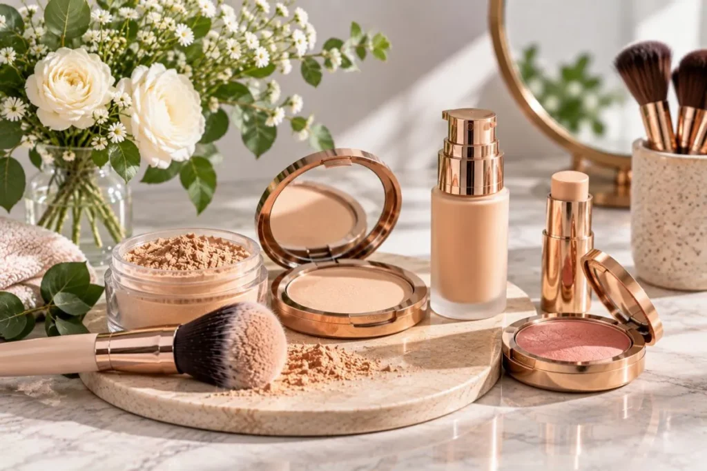 Mineral Makeup for Fine Lines and Wrinkles