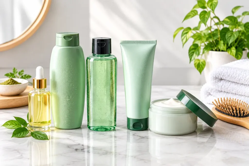 products for oily roots and dry ends